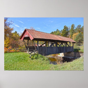 Randall Covered Bridge, Vermont Poster