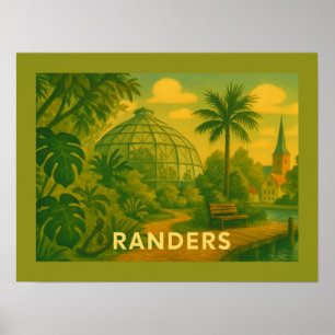 Randers Denmark Domes Poster