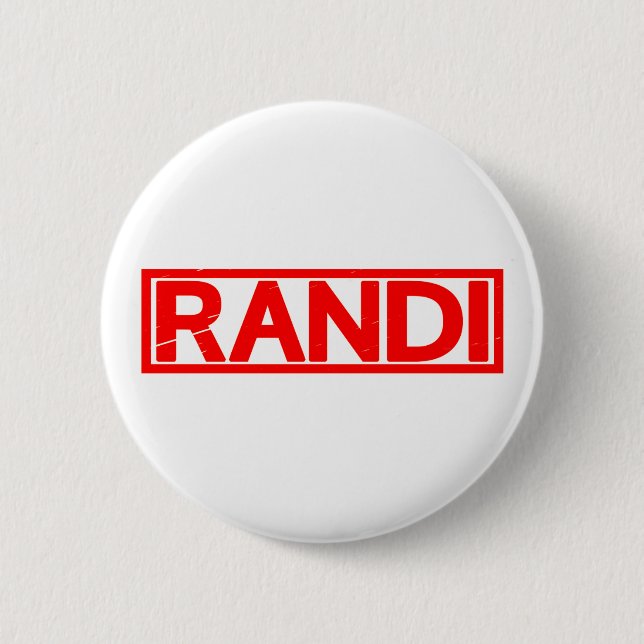 Randi Stamp 2 Inch Round Button (Front)