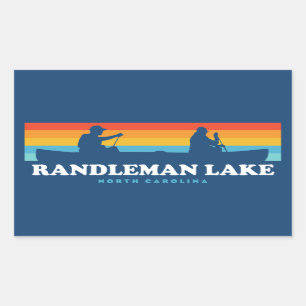 Randleman Lake North Carolina Canoe Sticker