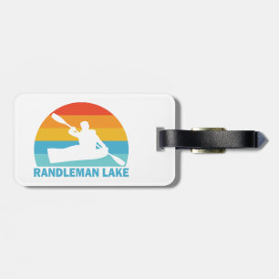 Randleman Lake North Carolina Kayak Luggage Tag