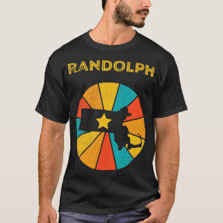 Randolph Massachusetts Vintage Distressed Souvenir T-Shirt