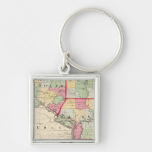 Randolph, Perry, Jackson counties Keychain