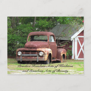 Random Act of Kindess Carte postale - Camion