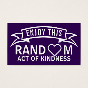 Random Acts Of Kindness Cards
