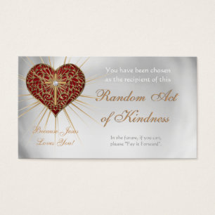 Random Acts of Kindness Personal wallet cards -