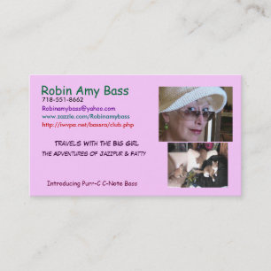 RANDOM CATS IN HAIRBALL ALLEY BUSINESS CARD