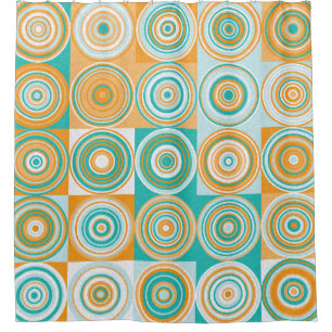 Random Coloured Circles: Artistic Background.