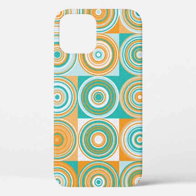 Random Coloured Circles: Artistic Background. Case-Mate iPhone Case (Back)