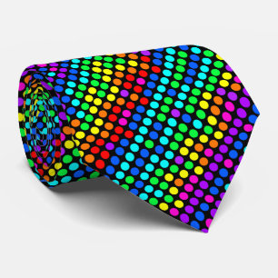 Random Coloured Polka Dot Pattern Tie