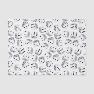 Random dice tissue paper