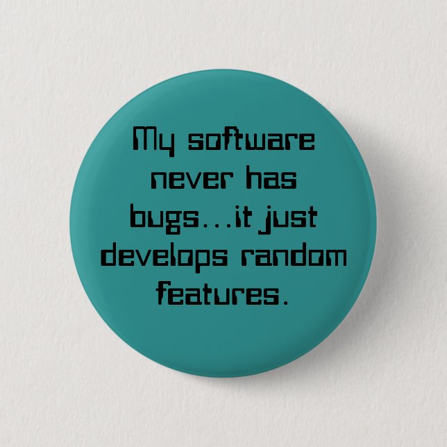 Random Features Button (Front)