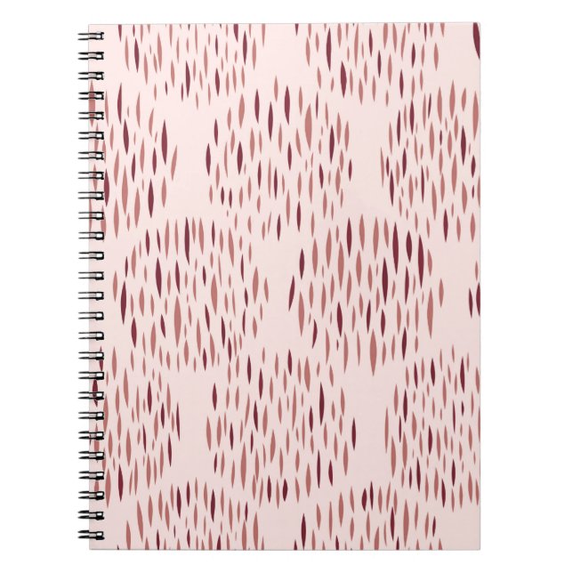 Random geometric background. Seamless pattern. Vin Notebook (Front)