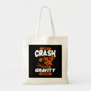 Random Gravity Checks - Motocross & Dirt Bike Tote Bag
