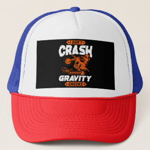 Random Gravity Checks - Motocross & Dirt Bike Trucker Hat