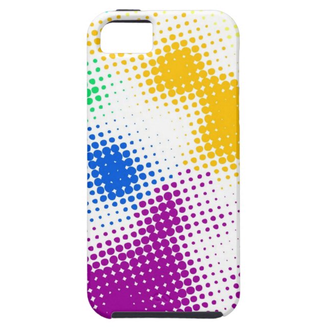 Random halftone colourful background Case-Mate iPhone case (Back)