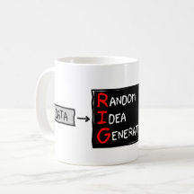 Random Idea Generator (RIG the Data) Mug