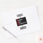 Random Idea Generator (RIG the Data) Sticker (Envelope)