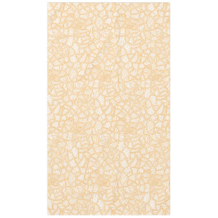 Random Leaf Mosaic Pale Orange Tablecloth
