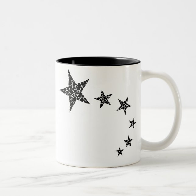 Random-Mosaic Style Shooting Stars Mug (Right)