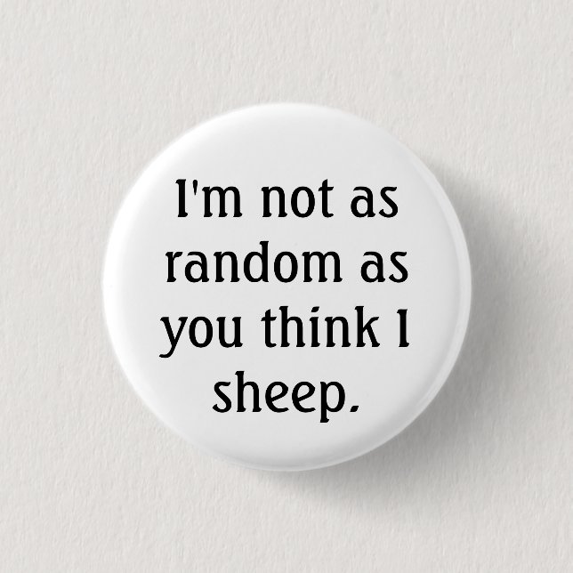 random sheep button (Front)