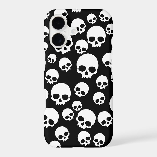 Random Skulls Pattern (Back)