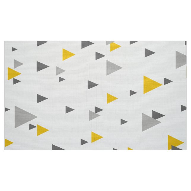 Random Triangles Modern Seamless Pattern Fabric (Fat Quarter)