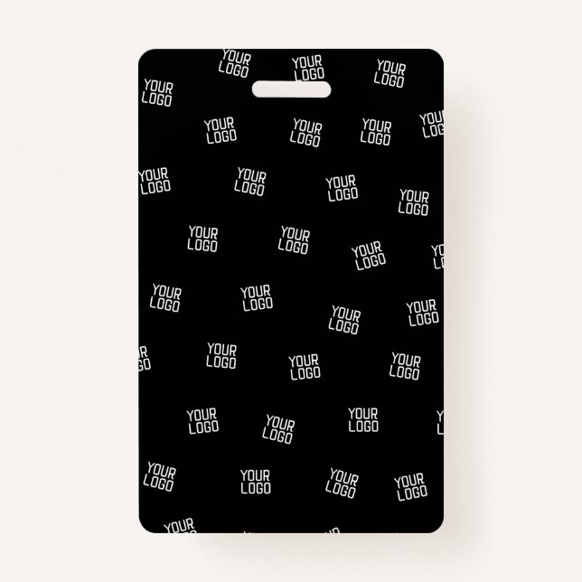 Randomly Arranged Design, Business Logo or Image Badge (Front)