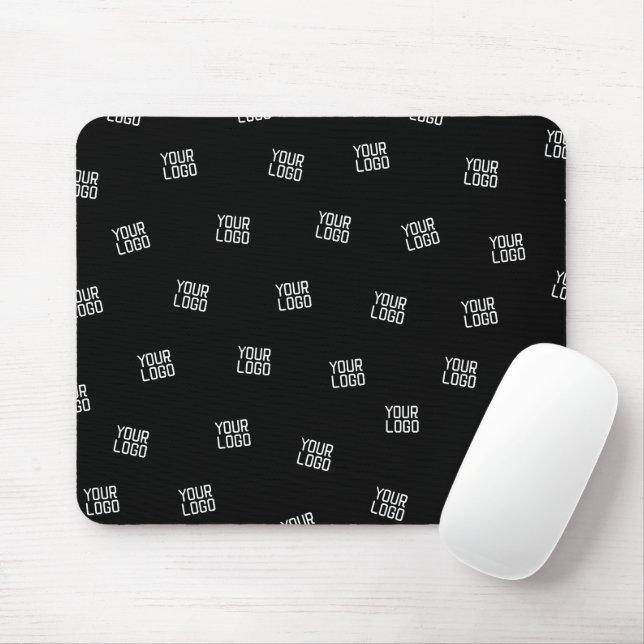 Randomly Arranged Design, Business Logo or Image Mouse Pad (With Mouse)