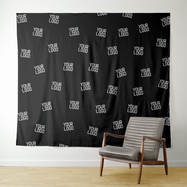 Randomly Arranged Design, Business Logo or Image Tapestry (In Situ (Horizontal))