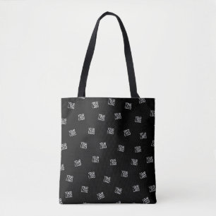 Randomly Arranged Design, Business Logo or Image Tote Bag