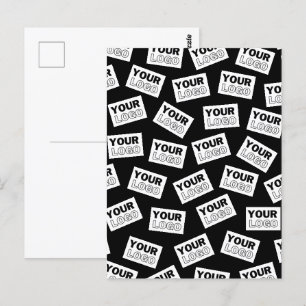 Randomly Placed Look for Your Logo or Any Photo Postcard