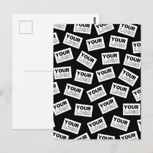 Randomly Placed Look for Your Logo or Any Photo Postcard