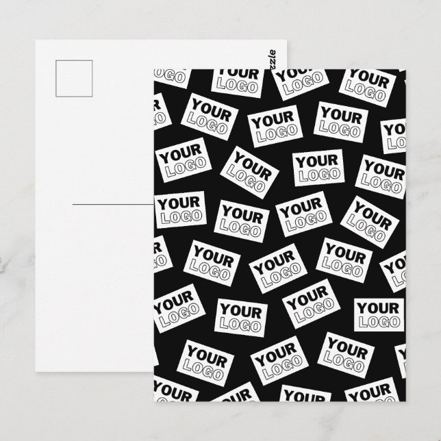 Randomly Placed Look for Your Logo or Any Photo Postcard (Front/Back)
