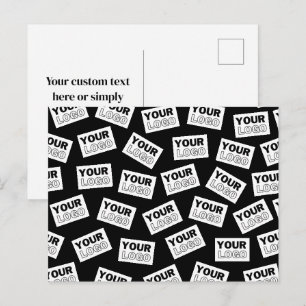 Randomly Placed Look for Your Logo or Any Photo Postcard