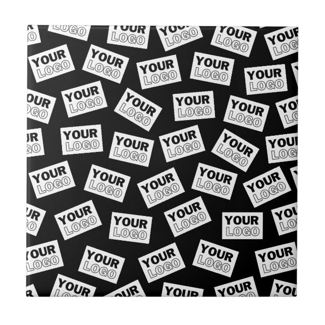 Randomly Placed Look for Your Logo or Any Photo Tile (Front)