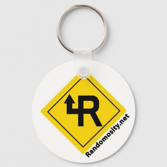 Randomosity Logo Keychain (Front)