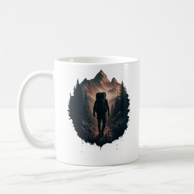 Randonnée Adventure Mug - Mountain Explorer (Gauche)