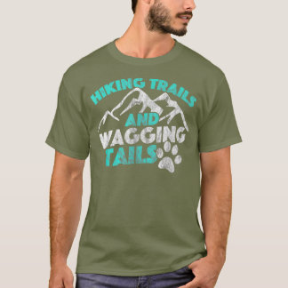 Randonnée Chien Distressed TShirt Randonnées Trail