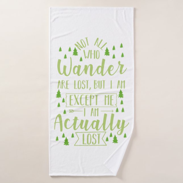 Randonnée Drôle Dire (Serviette de bain)