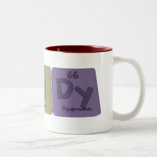 Randy as Radium Nitrogen Dysprosium Two-Tone Coffee Mug