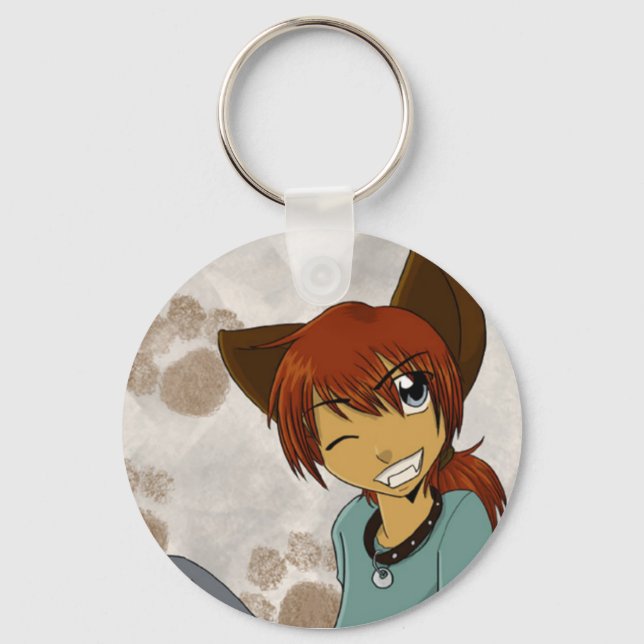 Randy the Weredog Keychain (Front)