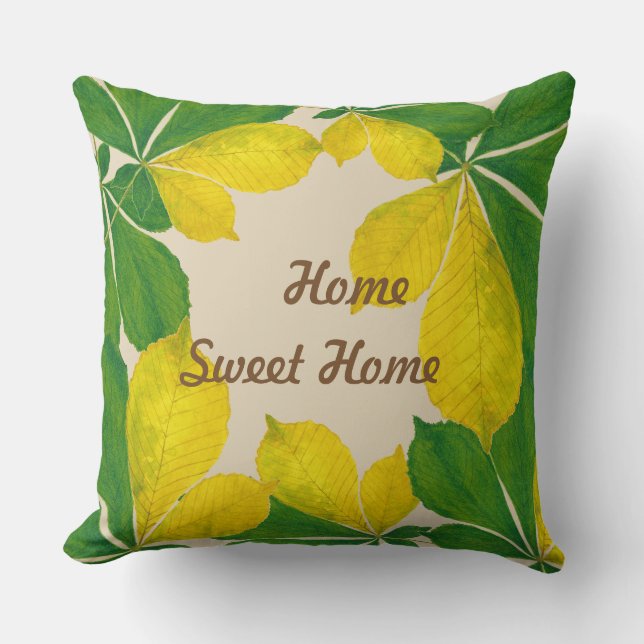 'Rang De Basanti' on a Pillow (I) (Front)