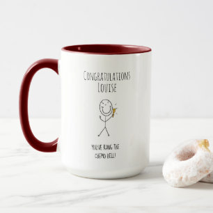 Rang the chemo bell congratulations customisable mug