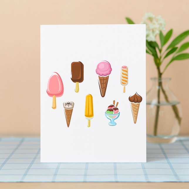 Range Of Ice Creams Invitation (Creator Uploaded)
