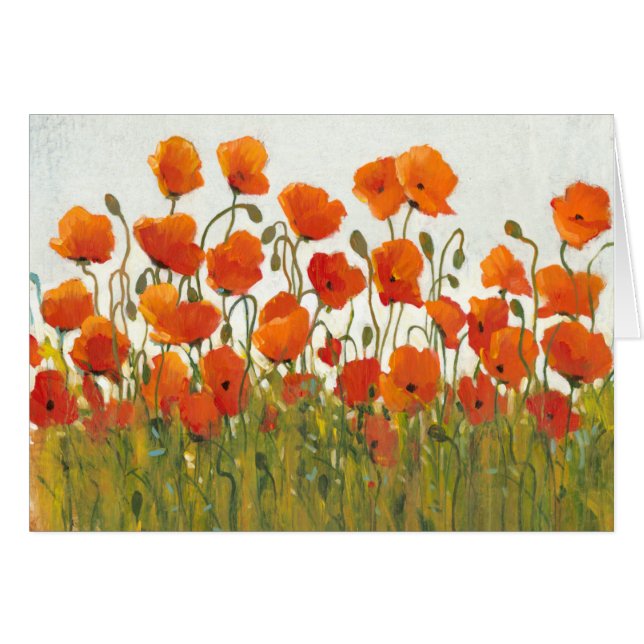 Rangées de pavots I (Devant horizontal)