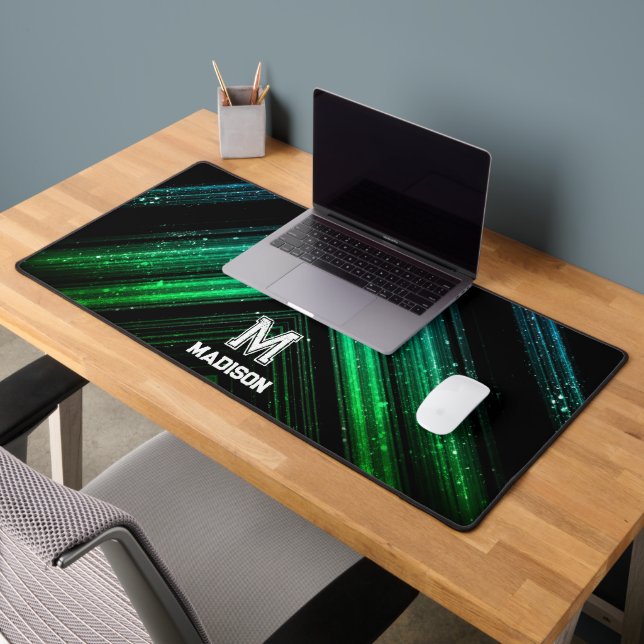 Rangement de galaxie verte en métal brillant Monog (Bureau 2)