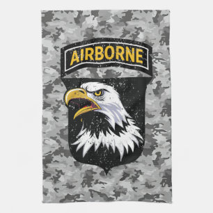 Ranger Airborne Eagle Patch Kitchen Towel