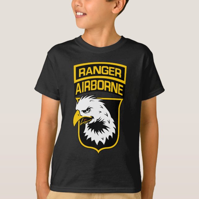 Ranger Airborne Eagle Patch T-Shirt (Front)