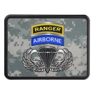  Ranger Airborne Paratrooper   Trailer Hitch Cover